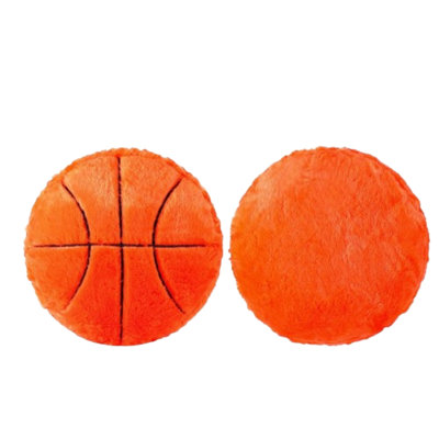 Ensemble de 2 coussins décoratifs en peluche Basketball