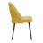 Farias Mid-Century Modern Tapered Dining Set, Faux Leather, 59" Dining Table And 4 Chairs-787569594-787569597
