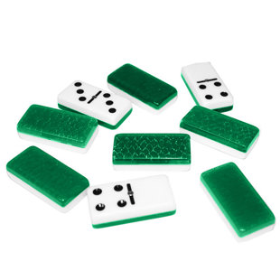 Double Nine Professional Dominoes – 55-Piece High Gloss Tiles with Wooden Storage Box