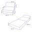 Allinson 65cm Upholstered Futon Chair-1806371512