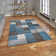 Brooklyn area rug Machine Woven Rectangle Blue/Grey
