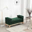 Élégant banc rembourré avec repose-pieds et coussins-1792504045