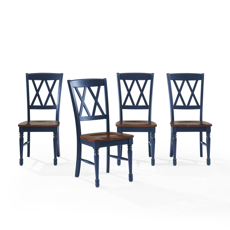 Dunblane 17.5'' H Side Chair, Navy