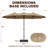 15Ft Big Double-Sided Patio Umbrella With Base-995085019