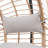 Balancelle d'extérieur en osier avec coussin-1415158319