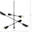 Circe 6 Light Metal Dimmable Chandelier-2036647260