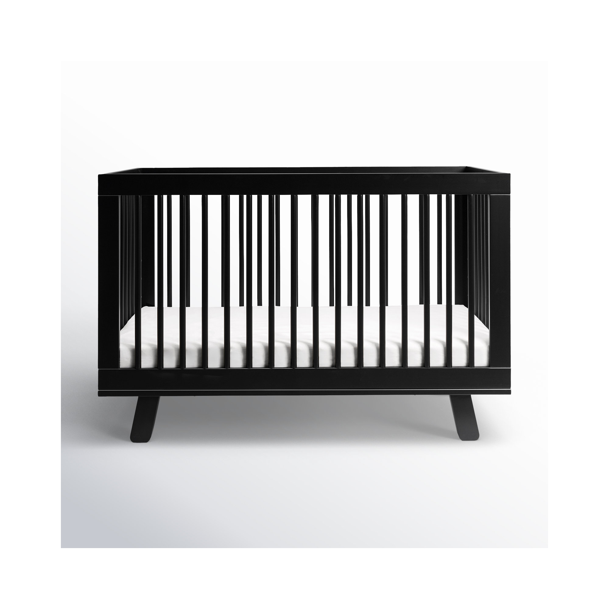 Hudson 3-in-1 Convertible Crib, Black