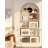 Storage Bins With Lids, Decorative Boxes With Clear Window For Clothes, Fabric Collapsible Baskets For Closet Organization, Large, Beige, 3 Packs