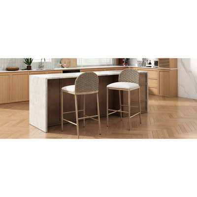 29,5 po de 2, rembourré avec, 18 sièges, protecteurs de plancher non marquants, coussin de 2,65 po d'épaisseur pour manger avec style, 2 fer à repasser brun et beige, îlot de cuisine de 18,5 po de large