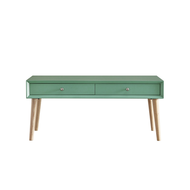 Table basse avec rangement Weare, Vert marine