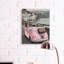 «Pink Car Cliffside Town on Waterfront Road» par Kamdon Kreations - impression-1154964753-1154964760