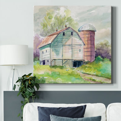 Printemps Silo - reproduction sur toile tendue