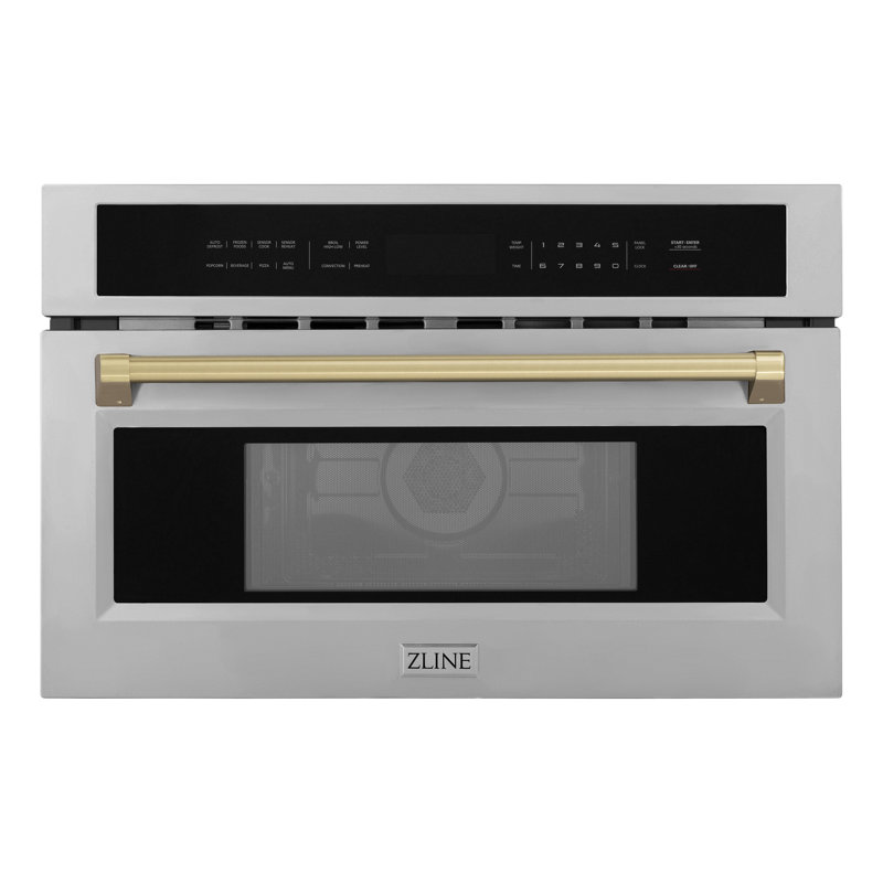 29.75" 1.6 cu ft. 1000 - Watt Convection Built-In Microwave with Sensor Cooking, Champagne Bronze