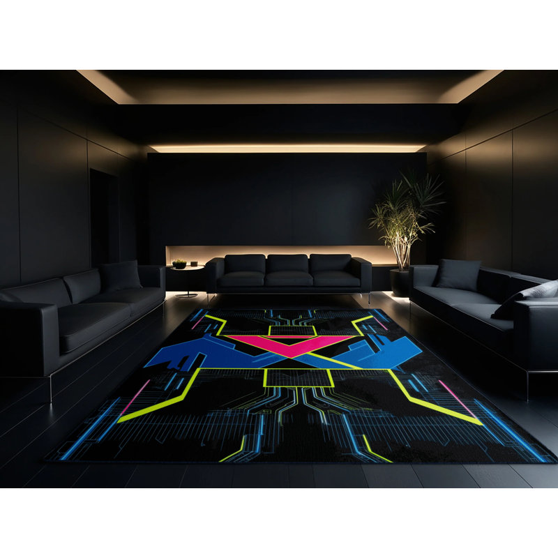 Urban Spectrum Rug, Round 3'