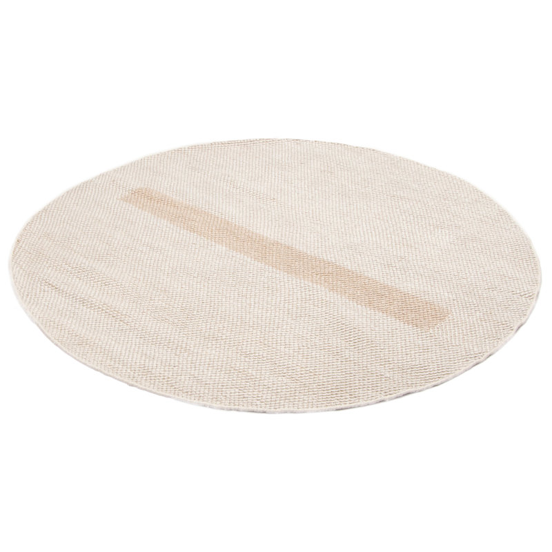 Tapis blanc Sienna 5 pi 10 po x 5 pi 10 po
