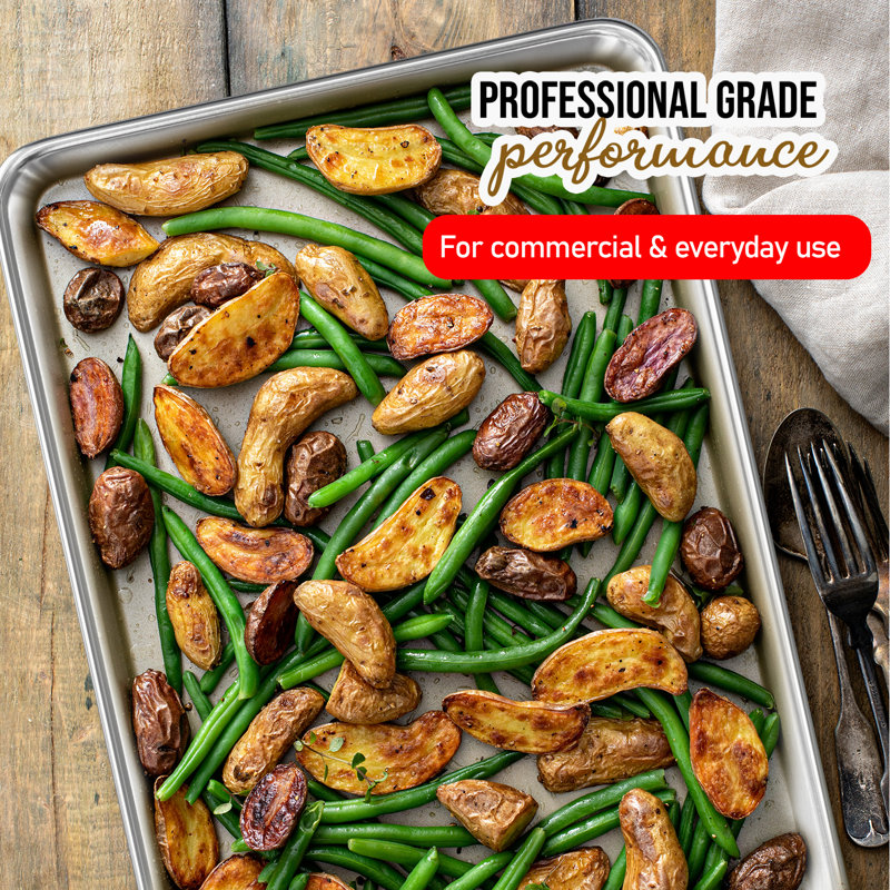 Joytable Non-Stick Aluminized Steel Half Sheet Pan Set