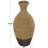 Wolton Brown/Dark Brown Seagrass Table Vase-829367401