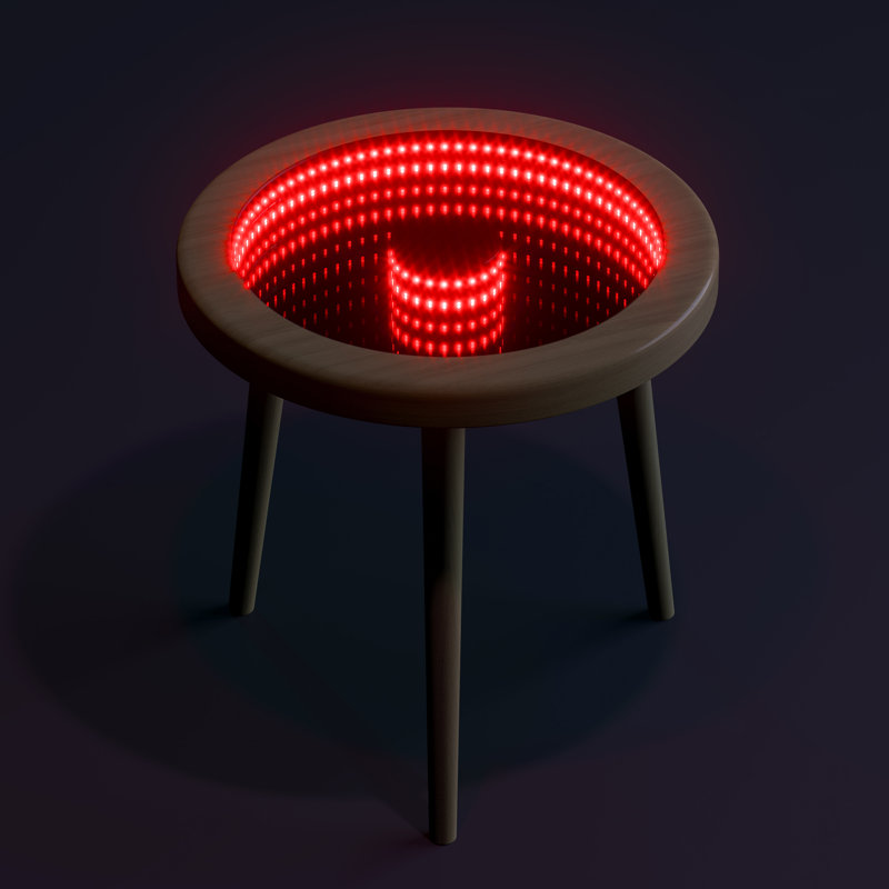 Table basse Infinity Mirror