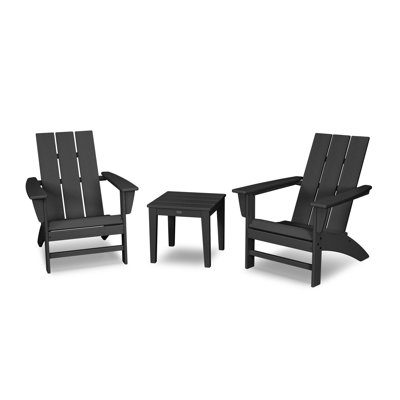 Ensemble 3 pièces POLYWOOD Adirondack moderne