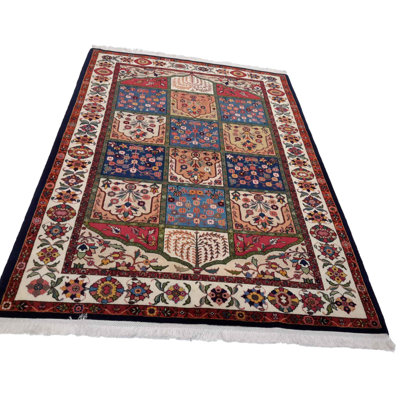 Wilian Hand Woven Cotton and Wool Oriental Area Rug