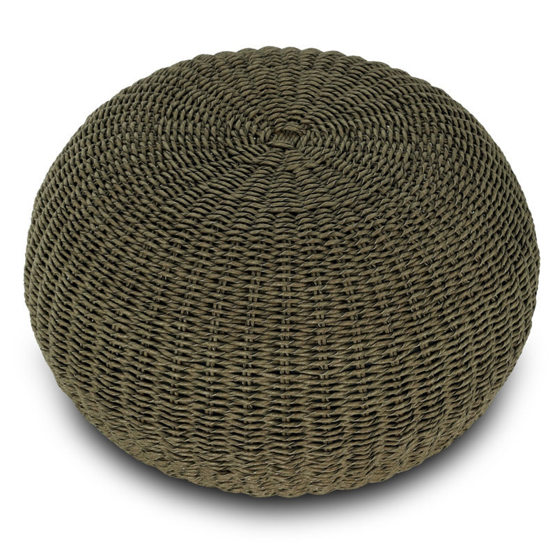 Phoenix Accent Stool, Faux Olive Hyacinth