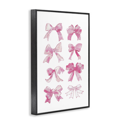 «Rows of Pink Bows», estampe numérique par Ramona Murdock