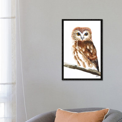 Owl Watercolor II by Nataly Mak - Gallery-Wrapped Canvas Giclée on Canvas