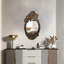 Miroir décoratif sculpté à la main Brazelton