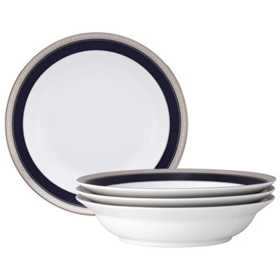 Ensemble de 4 bols à dîner en cobalt Noritake Crestwood Cobalt, 10 po, 25 oz