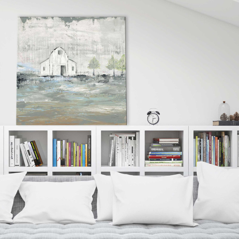 «Iowa Barn I (Square)» par Courtney Prahl, reproduction, Toile tendue, H 36 po x l 36 po x P 1,5 po