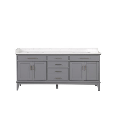 72" Double Sink Bathroom Vanity
