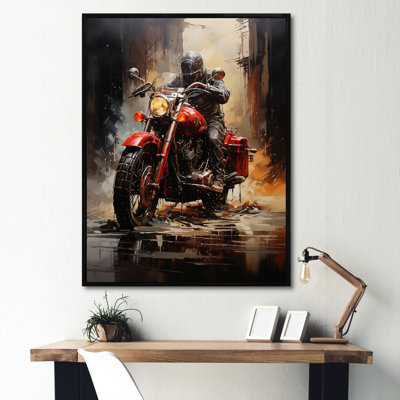 Crimson Thunder Red Dirt Bike II