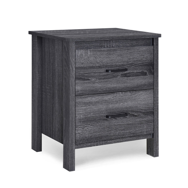 Table de chevet Toolless, Gris foncé