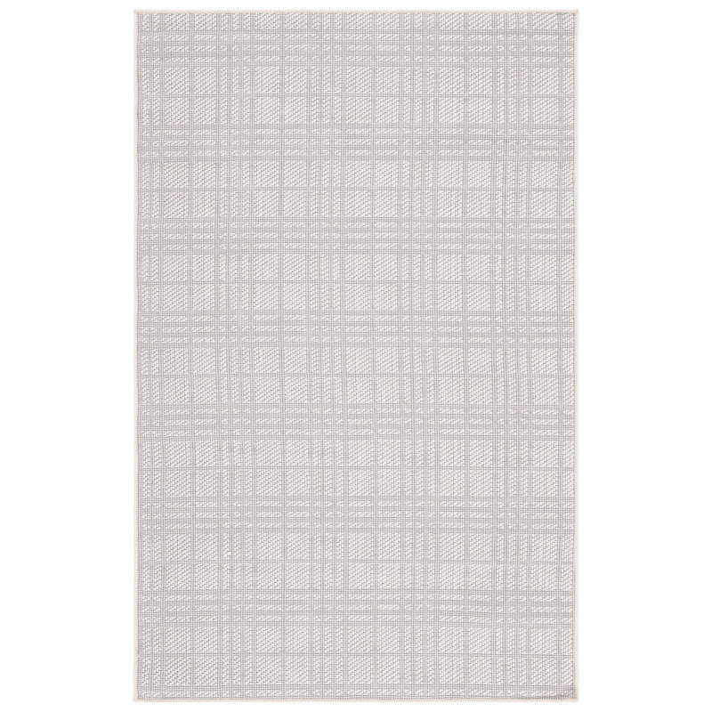 Ivory Tufted Handmade Washable Synthetic 4' x 6' Area Rug