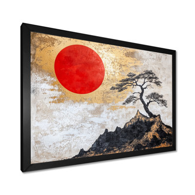 Éternelle soleil du paysage japonais I - impression sur toile de paysage japonais