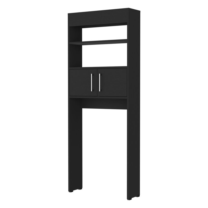 Armoire à 2 tablettes Morley Wengue noir