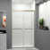Frederick 45.75'' - 47'' W x 76'' H Bypass Semi-Frameless Shower Door with Clear Glass