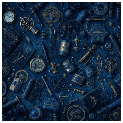 Steampunk Mechanical Objects Quilted Bedspread All Sizes