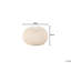 Bentall 40cm Wide Round Pouf Ottoman-835430184