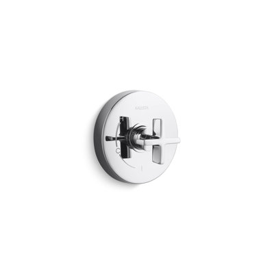 One™ Pressure Balance Trim, Cross Handles