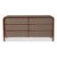 Omena 6 DRAWER DRESSER WARM BROWN