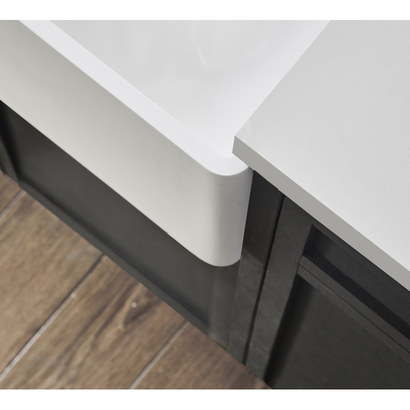 Évier de cuisine à double cuve à tablier frontal L 36 po x l 18 po Arcticstone