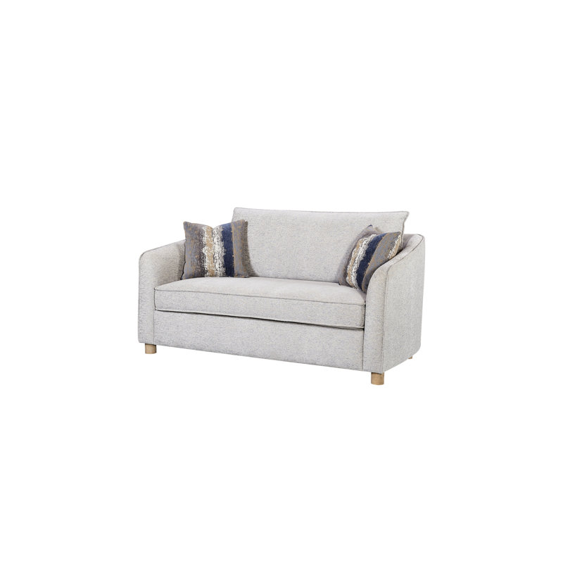 Avec revêtement en sable, 2 coussins en duvet, ressorts sinueux, coussins en mousse haute densité, enveloppé, côtés et dossier rembourrés, coussins réversibles en tissu 3 ressorts pour un moment de détente, réversible