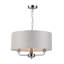 Durham 3 - Light Drum Shade Chandelier-1435507944