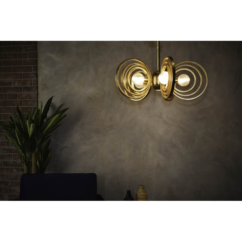 Frequency 6 - Light Chandelier, Gold