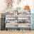Space-Saving Freestanding Shoe Storage Cabinet with 4 Flip-Door Compartments and Multi-Functional Design-1920519782