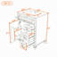 Stylish Freestanding Bathroom Vanity with Adjustable Storage and Easy-to-Clean Sink-36751479