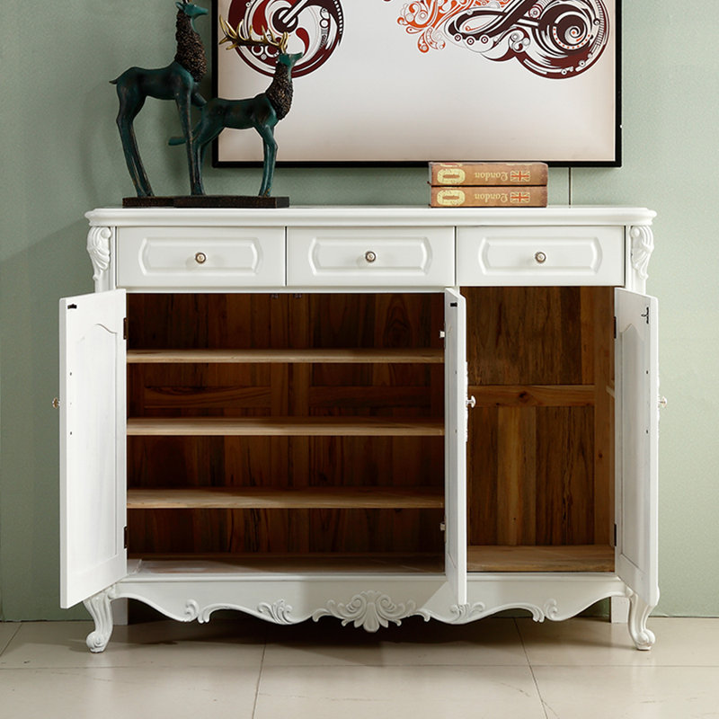 White  Entryway Cabinet