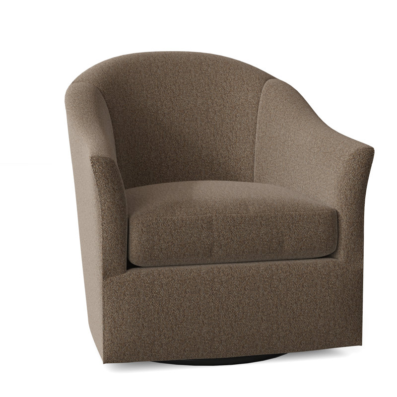 Fauteuil tournant Barry, Noisette 9508
