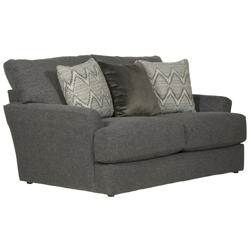 Causeuse Huckabee, 100% polyester gris